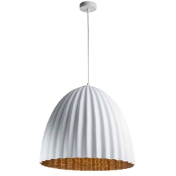Lampa wisząca TELMA 50 biały /miedziany 32023 SIGMA - zdjęcie produktu