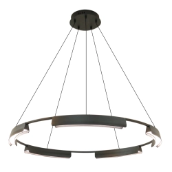 Lampa wisząca Tura 80 cm czarna LED CCT LP-9786/1P 80cm BK Light Prestige