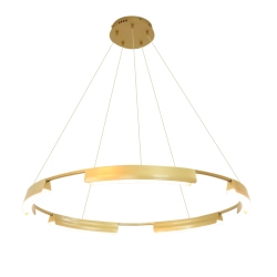 Lampa wisząca Tura 80 cm złota LED CCT LP-9786/1P 80cm GD Light Prestige