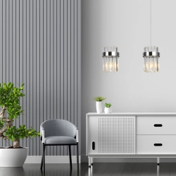Lampa wisząca Vetro chrom 2xE14 LP-2910/2L CH Light Prestige
