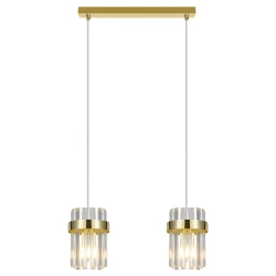 Lampa wisząca Vetro złota 2xE14 LP-2910/2L GD Light Prestige