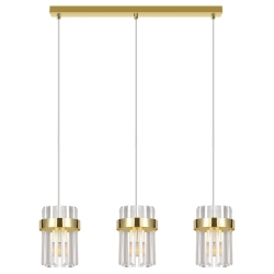 Lampa wisząca Vetro złota 3xE14 LP-2910/3L GD Light Prestige