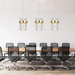 Lampa wisząca Vetro złota 3xE14 LP-2910/3L GD Light Prestige