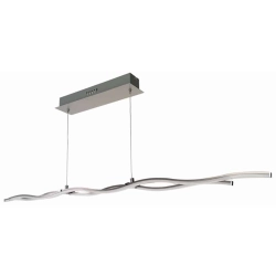 Lampa wisząca Wave Line 2 pł LED alu 325502-07 Reality