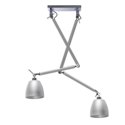 Lampa wisząca ZYTA 2 S PENDANT ALU alu AZ2301+AZ2594 śr.23cm AZZARDO