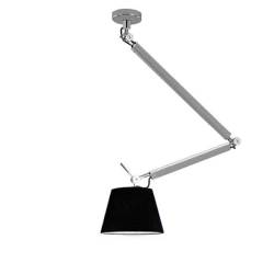 Lampa wisząca ZYTA S PENDANT ALU black AZ2298+AZ2600 śr.26cm AZZARDO