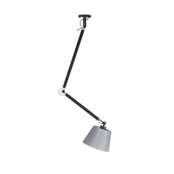 Lampa wisząca ZYTA S PENDANT grey AZ1845+AZ2601 śr.26cm AZZARDO