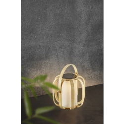 kinkiecik.pl Lampa stojąca lampion solarny bambusowy BOB TO-GO 2118085062 Nordlux