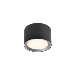 kinkiecik.pl Landon 8 LED Nordlux - lampa sufitowa LED- czarna, IP44 2110660103