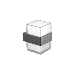 Kinkiet Lars Square Wall 4000K (dark grey) AZ4507 AZZARDO