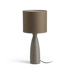 kinkiecik.pl LAURA stołowa beżowo-szara 230V E27 28W R13324 Rendl light studio