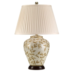 kinkiecik.pl Lampa stołowa Leaves Brown Gold – 1 źródło światła LEAVES-BR-GL-TL Elstead Lighting