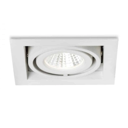 kinkiecik.pl LEDA wpuszczana biała 230V/350mA LED 5.4W 25° 3000K R10402 Rendl light studio