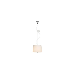 LEVITA wisząca regulowana biała chrom 230V E27 42W R12477 Rendl light studio - zdjęcie produktu