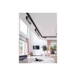 Linnea 57 Track 3Line 24W CCT (black) AZ4565 LED 24W 1400lm 3000K - 6000K CCT METAL ACRYL PC AZZARDO