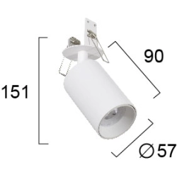 Lampa sufitowa PUROZZA LNV0001424 Lunaveri