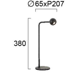 Lampa stołowa NIVANTE LNV0001724 Lunaveri
