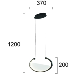 Lampa wisząca TIRSO LNV0002034 Lunaveri