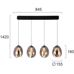 Lampa wisząca FATA LNV0002134 Lunaveri