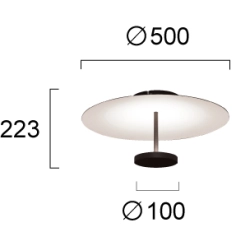 Lampa wisząca AOSTO LNV0002334 Lunaveri