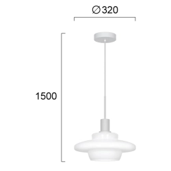 Lampa wisząca DAMINA LNV0002534 Lunaveri