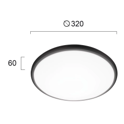 Plafon zewnętrzny RAVINA LNV0003424 Lunaveri