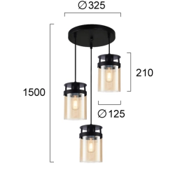 Lampa wisząca SPELLO LNV0005034 Lunaveri