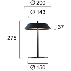 Lampa stołowa TODI LNV0007134 Lunaveri