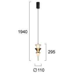 Lampa wisząca NOTE LNV0007234 Lunaveri