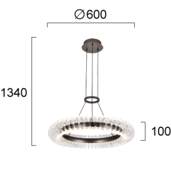 Lampa wisząca CREMA LNV0007334 Lunaveri