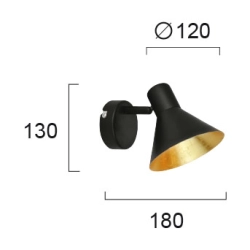 Lampa sufitowa ANCON LNV0007614 Lunaveri