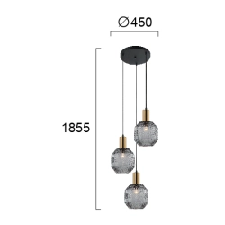 Lampa wisząca SOGNI LNV0007624 Lunaveri