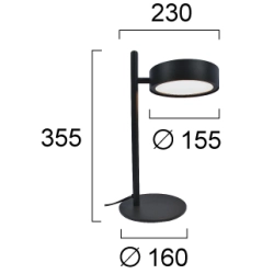 Lampa stołowa MAIA LNV0008034 Lunaveri