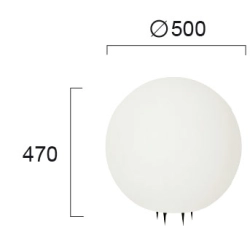 Lampa stojąca zewnętrzna BRUNA LNV0008514 Lunaveri