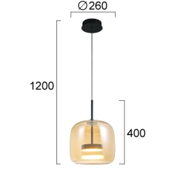 Lampa wisząca POSITANO LNV0009134 Lunaveri
