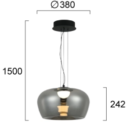 Lampa wisząca ARBOREA LNV0009334 Lunaveri