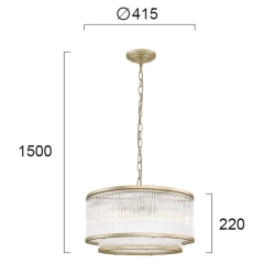 Lampa wisząca BRINDI LNV0009524 Lunaveri