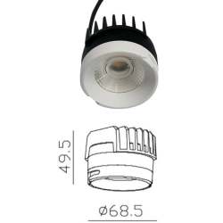Oprawa wpuszczana VELIAR LNV0010224 Lunaveri
