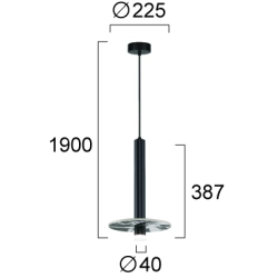 Lampa wisząca ARIOSA LNV0010234 Lunaveri