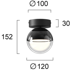 Plafon AMIATA LNV0010334 Lunaveri