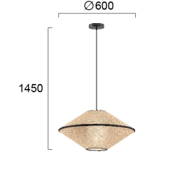 Lampa wisząca LIETTO LNV0010724 Lunaveri