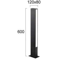 Lampa stojąca zewnętrzna STELIO LNV0011234 Lunaveri
