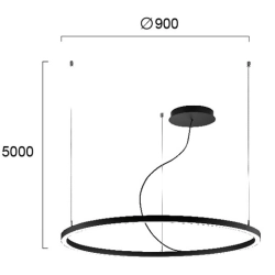 Lampa wisząca TRENTE LNV0014224 Lunaveri