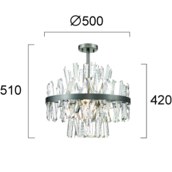 Plafon MADDA LNV0015134 Lunaveri