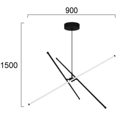 Lampa wisząca NOTO LNV0017034 Lunaveri