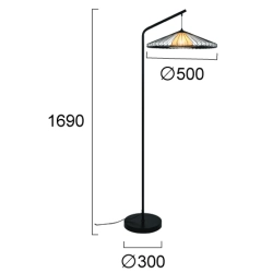 Lampa podłogowa LETTO LNV0017134 Lunaveri