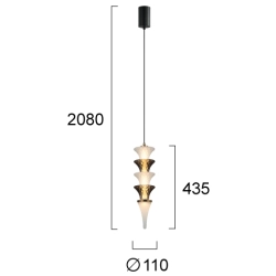 Lampa wisząca NOTE LNV0017234 Lunaveri
