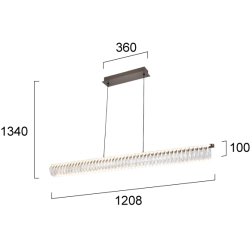 Lampa wisząca CREMA LNV0017334 Lunaveri
