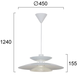Lampa wisząca SERA LNV0017924 Lunaveri