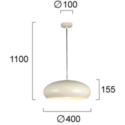 Lampa wisząca NIVOLA LNV0020534 Lunaveri